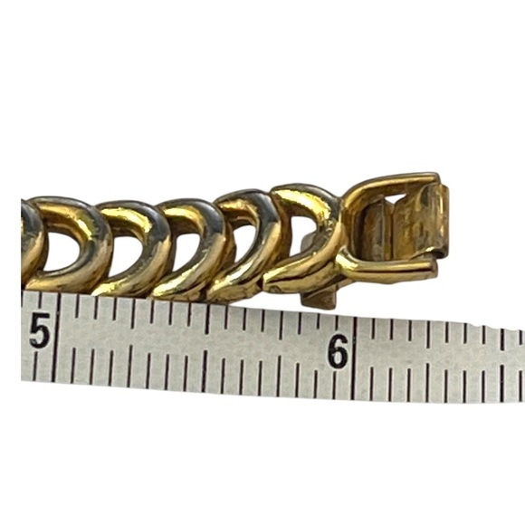 WORKS Vintage Vanity Fair II by Gruen Womens Writst Watch Gold Blue Mermaid - Picture 6 of 7